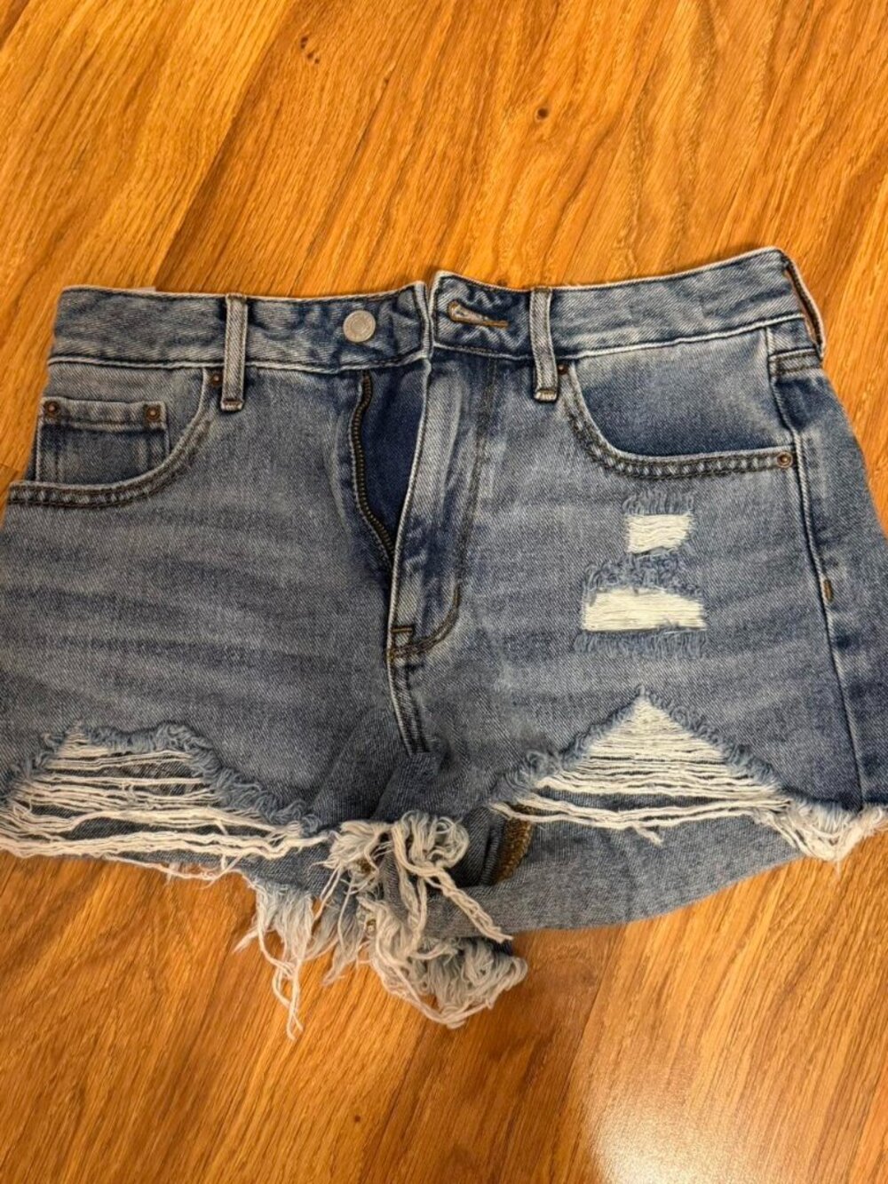 Pacsun High rise festival jean shorts size...